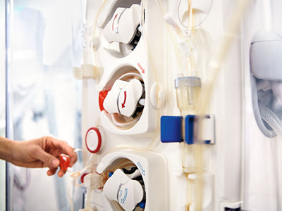 Nahaufnahme Dialysegerät