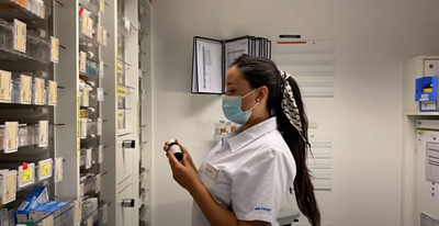 In der Pflege der Klinik Hirslanden Zürich Arbeiten