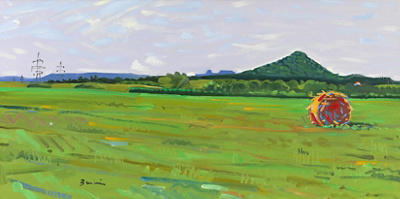 Halap hinter Hegyesd, Ungarn, 2003 von Anton Bruhin