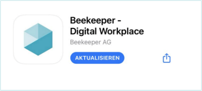 Beekeeper Login Schritt 1