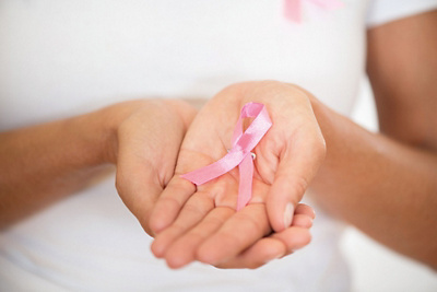 Brustkrebs-Schleife in Rosa