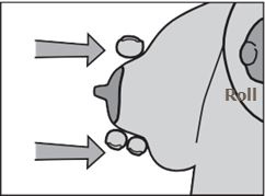 Compress the breast and relax