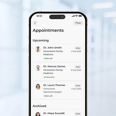 Coordinate-check-ups-for-multiple-family