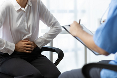 Patientin mit Ehemann