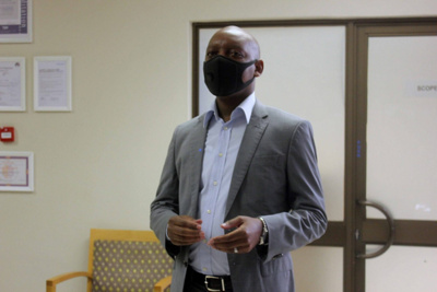 Dr Matambo and Newcastle Mayor unveil memorial wall at Mediclinic Newcastle 2