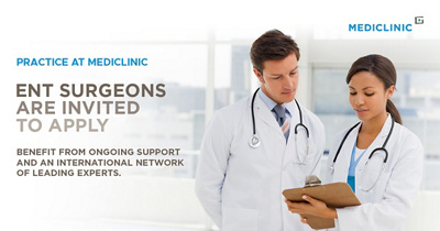 ENT specialist opportunities and ENT surgeons Mediclinic