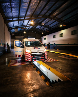 How long can an ambulance stay on the road?