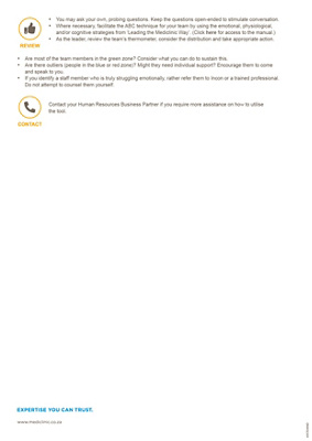 Emotions Thermometer page two