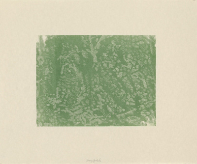 Grosser Waldweg von Franz Gertsch