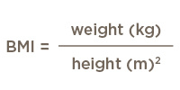 BMI formula