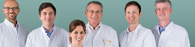 Gruppenbild der Ärzte des Zentrum für Rheuma- und Knochenerkrankungen