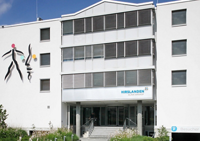 Hirslanden Klinik Birshof Eingang aussen