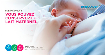 Hirslanden clinique des Grangettes | Vous pouvez conserver le lait maternel