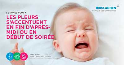 Hirslanden clinique des Grangettes | Pleurer comme moyen de communcation chez les bebe