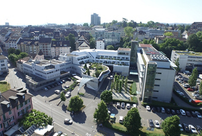 Hirslanden Klinik Aarau von oben