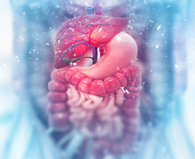 ©Micrographie électronique d’une tumeur neuroendocrine de l’intestin grêle humain.