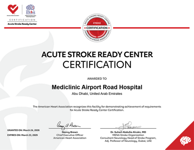 MAIR-AcuteStrokeReadyCertification