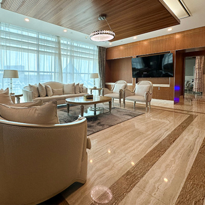 Ausschnitt aus dem virtuellen Klinikrundgang in einem Patientenzimmer