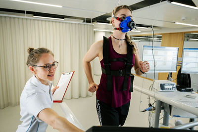 Leistungsdiagnostik - Spiroergometrie Laufband