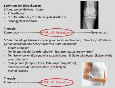Spektrum der Erkrankungen, Therapie