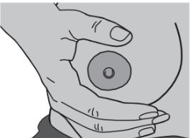 Press back onto the chest wall