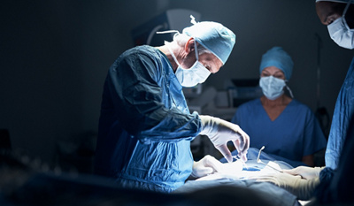 surgeons in theatre