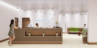 Empfang Radiologie Klinik Hirslanden Standort Ärztezentrum Seefeld