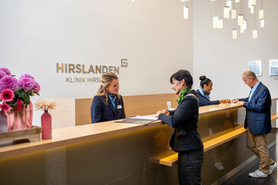 Reception Klinik Hirslanden