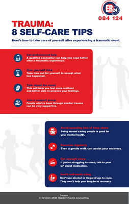 Trauma self-care tips