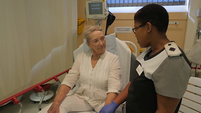 The nurse who is afraid of injections