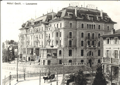 La Clinique Cecil vers 1900