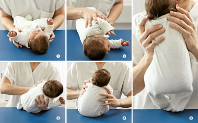 Baby aufnehmen und hinlegen