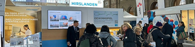 Hirslanden am Stand 17 an der precura 2026 am Zürcher HB