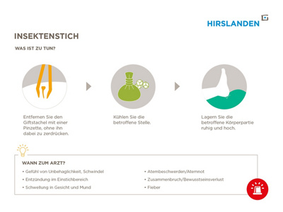 Wie Sie den Giftstachel richtig entfernen
