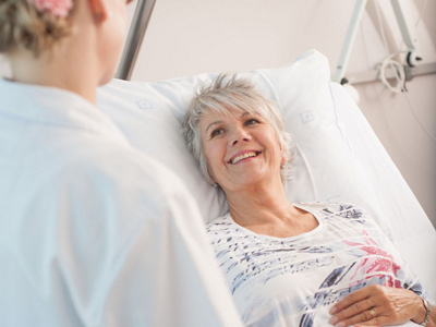 Patientin der Hirslanden Klinik Aarau