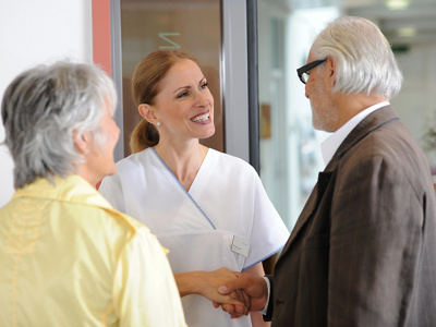 Patient und Angehörige