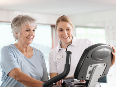 Beim Schnuppertraining im Hirslanden Training