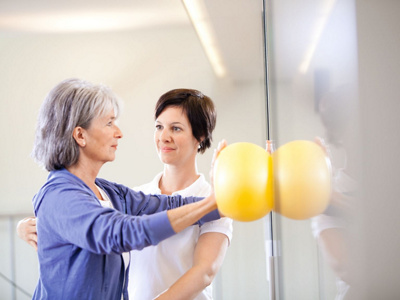 Physiotherapeutin der Hirslanden Klinik Aarau