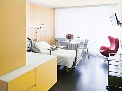 Zimmer in der Klinik Linde