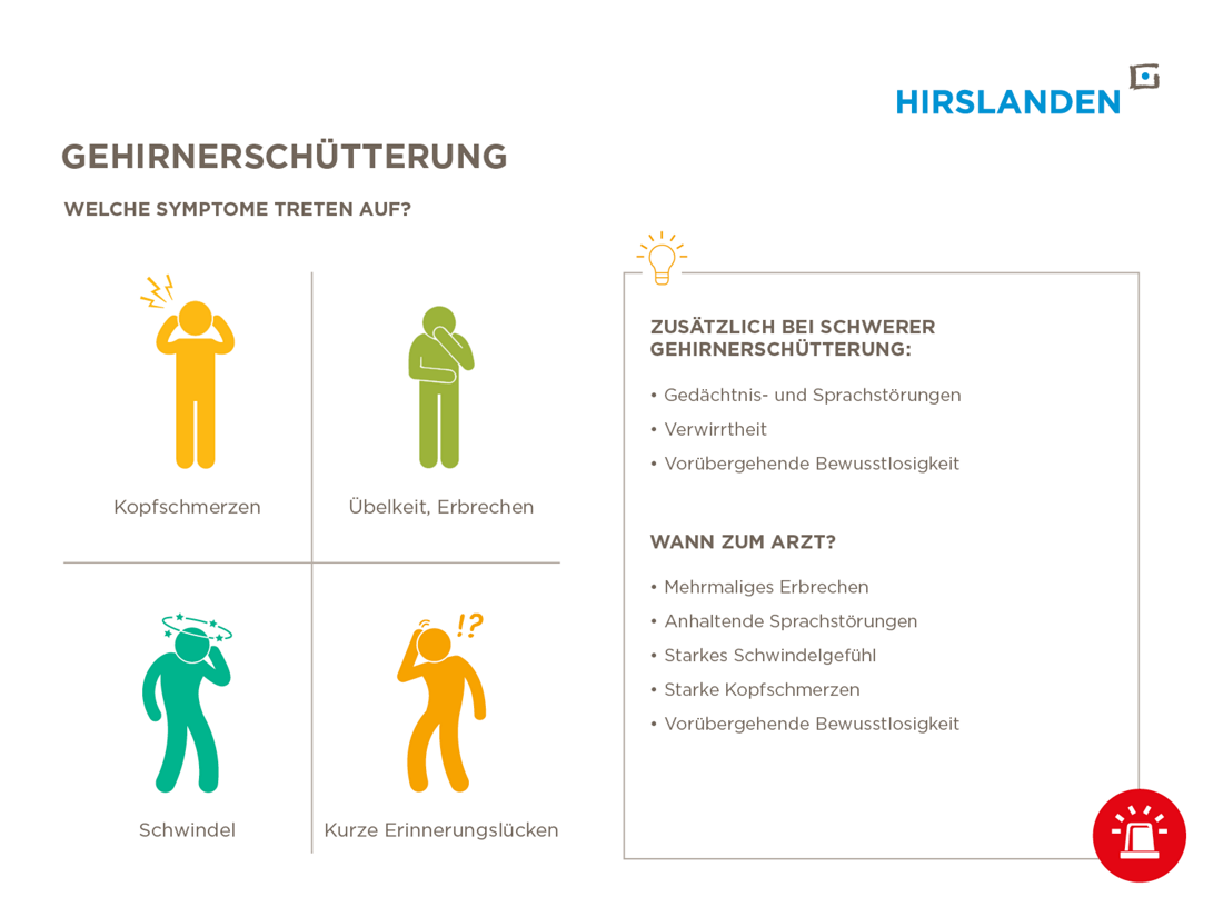 Was darf man nach einer Gehirnerschütterung nicht tun?
