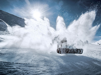 Notfall Ortho-Kampagne Snowboarder