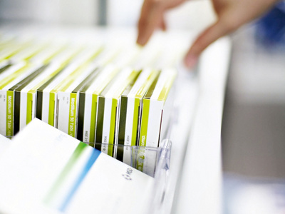 Nahaufnahme Medikamente für Behandlung