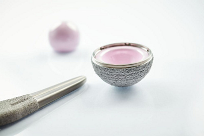 Nahaufnahme von Prothesen. 