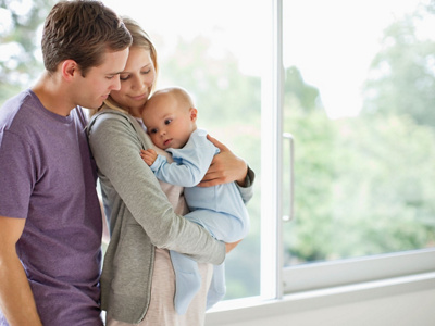 Eltern mit Baby