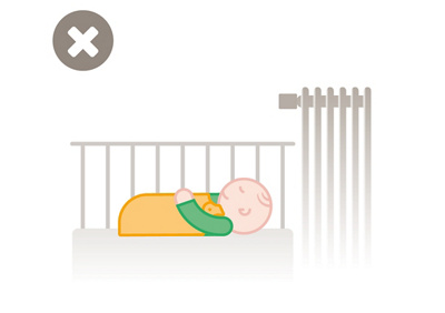 Baby Bett mit Heizung