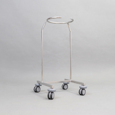 Single Stainless Steel Bowl Stand without Bowl