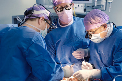 Spezialisten am Operieren