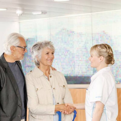 Ambulante Patientin an der Hirslanden Klinik Aarau