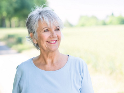 Nahaufnahme einer Patientin