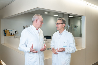 Prof. Dr. Teyssen und Dr. Stenz